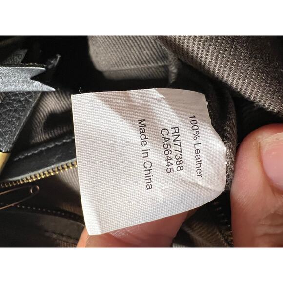 Madewell Shoulder Crossbody 100% Leather Bag Black Large Sized - Picture 6 of 7